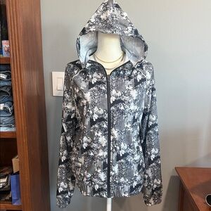 Hunter Women's Black and White Patterned Jacket